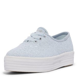 Keds Point Lace Up Blue Glitter Celebrations 6.5 B M